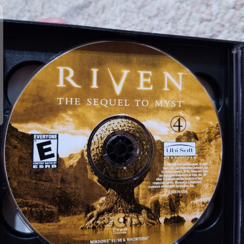 Vintage Riven Sequel to Myst by Ubi Soft PC Game - Picture 7 of 8
